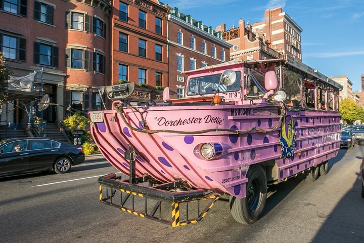 Boston Duck Boat Sightseeing City Tour with Cruise