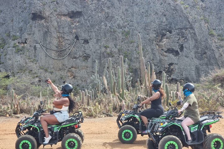 West Curaçao ATV Tour: Dessert & Cave - Flamingo - Turtles...