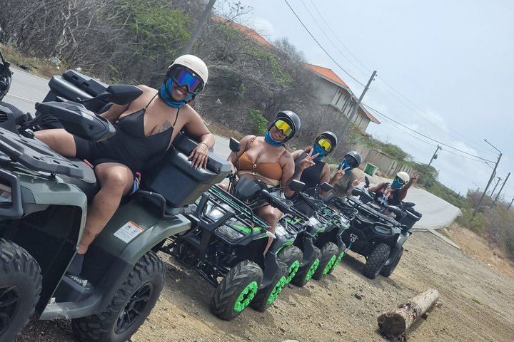 West Curaçao ATV Tour: Dessert & Cave - Flamingo - Turtles...