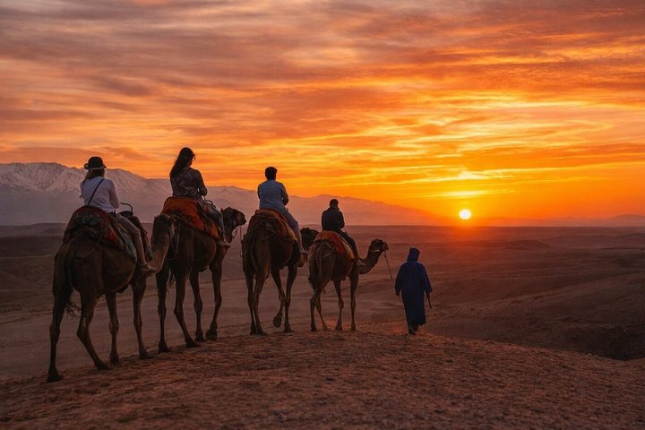 Agafay Desert Dinner, Camel Ride, Fire Show & Traditional Music