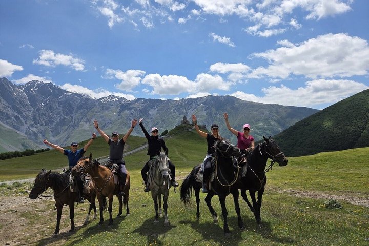 Kazbegi Horseback Ride to Gergeti Trinity Church (Iconic Views)