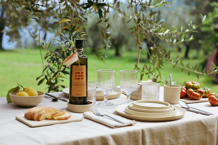 Olive Oil Tasting with Local Food on Lake Garda Hills