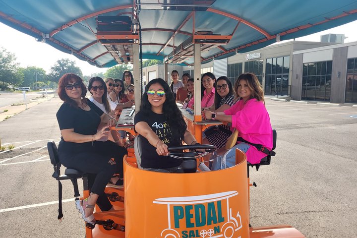 Pedal Saloon Waco Downtown 2 Hour Private Tour
