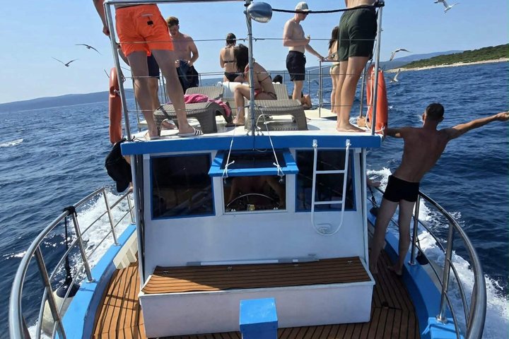 3h Sunset Krk & Plavnik Blue Cave Swim & Dolphin Tour