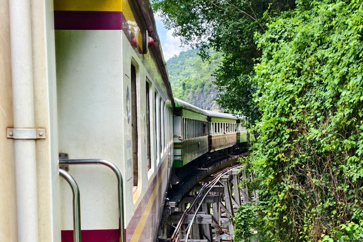 Private Erawan Waterfall & Death Railway Tour from Kanchanaburi