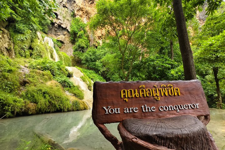 Private Erawan Waterfall & Death Railway Tour from Kanchanaburi