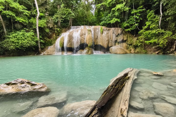 Private Erawan Waterfall & Death Railway Tour from Kanchanaburi