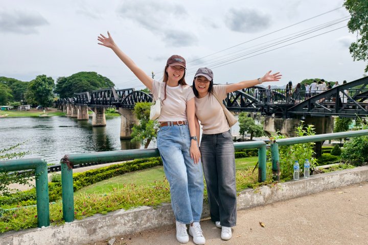 Private Erawan Waterfall & Death Railway Tour from Kanchanaburi