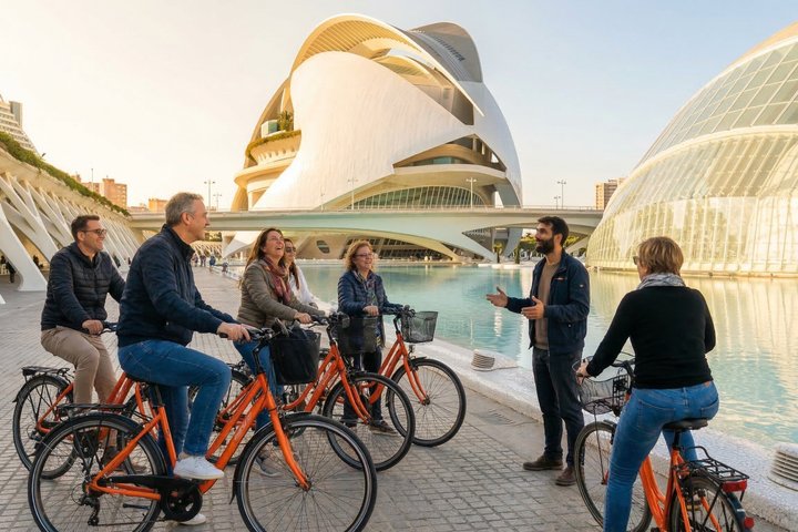 Valencia City Highlights in Guided Bike or E-Bike Tour
