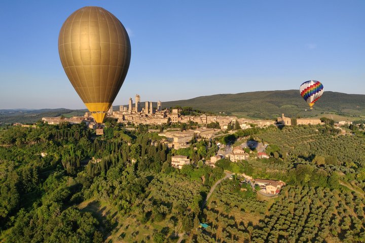 Hot Air Balloon Ride in San Gimignano, Tuscany