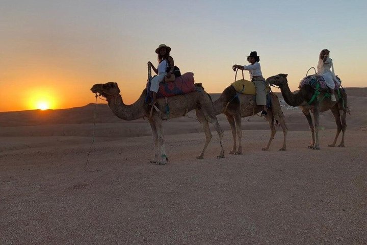 Agafay Sunset Camel Ride and Dinner Show