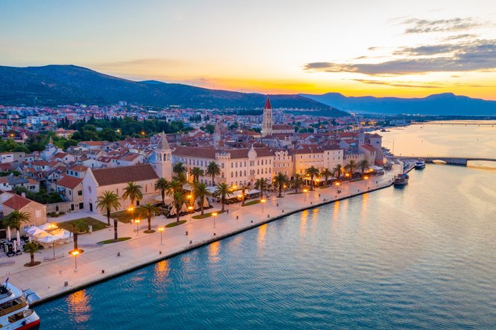 From Trogir: Blue Lagoon, Underwater Museum & Beach Bar Borkko