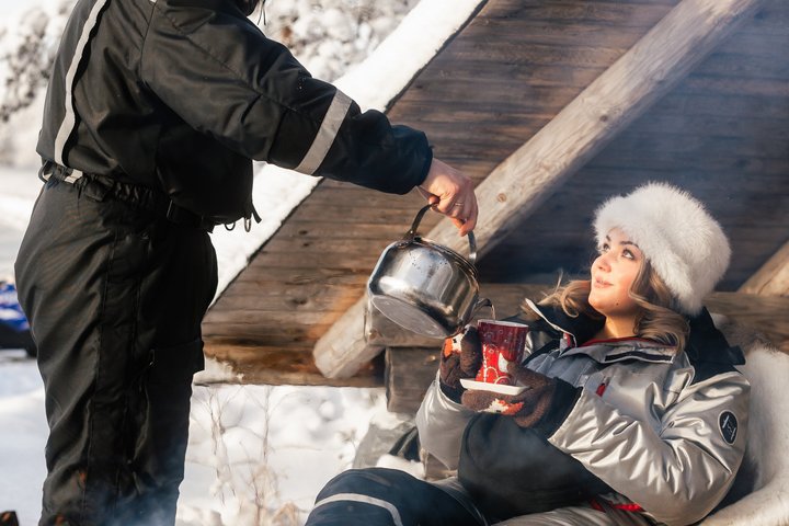 Arctic Magic: Santa's Village, Snowmobiling & Glass Igloo Lunch