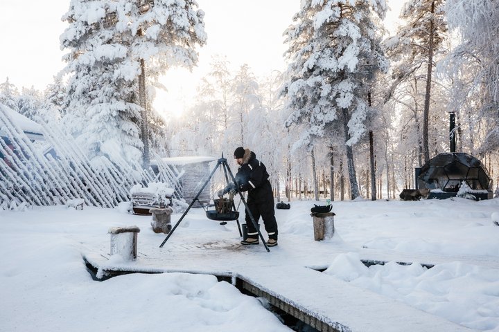 Arctic Magic: Santa's Village, Snowmobiling & Glass Igloo Lunch