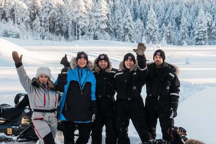 Arctic Magic: Santa's Village, Snowmobiling & Glass Igloo Lunch