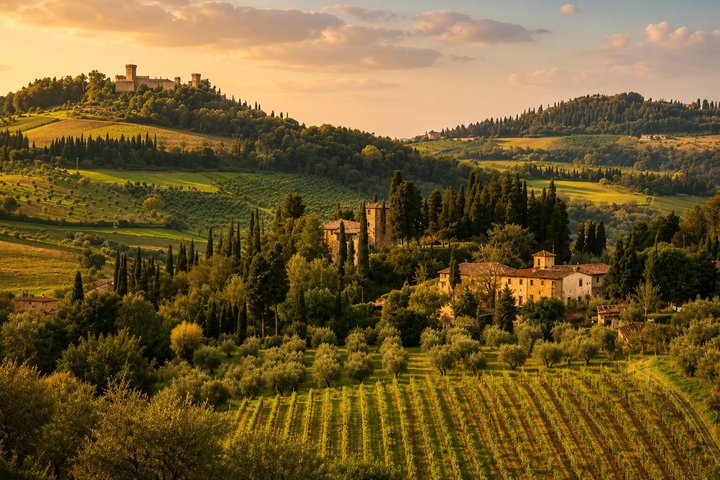 Castles & Chianti Wine Experience– Small Group from San Gimignano