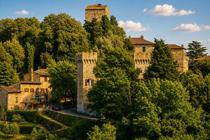 Castles & Chianti Wine Experience– Small Group from San Gimignano