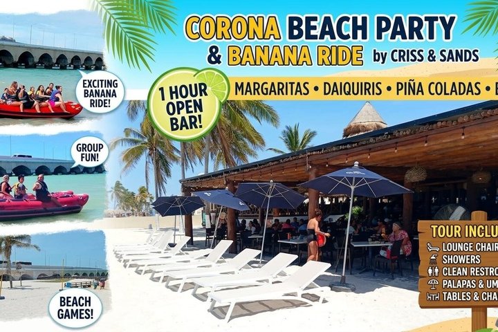 Progreso Corona Beach Party and Banana Ride