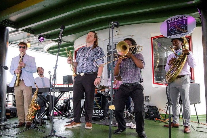 New Orleans Steamboat Natchez Jazz Cruise with Dinner Option