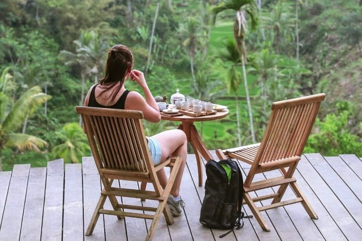 Ubud: Monkey Forest, Rice Terrace, Elephant Cave & Waterfall Tour