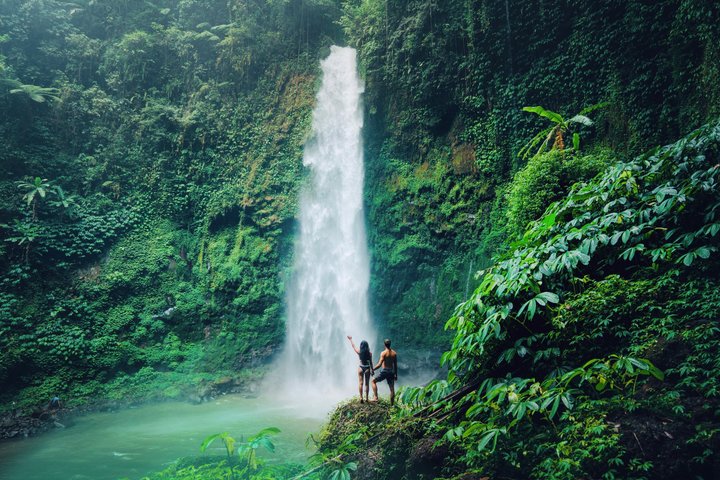 Ubud: Monkey Forest, Rice Terrace, Elephant Cave & Waterfall Tour