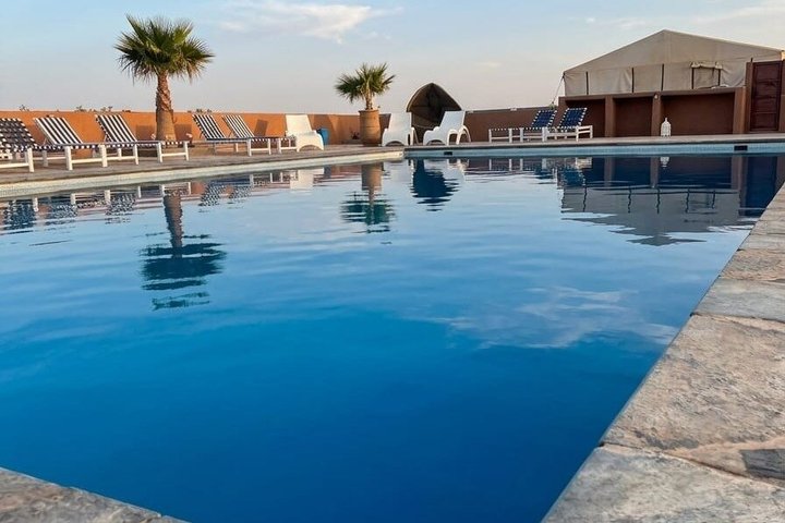 Marrakech Desert Agafay Quad & Camel with Lunch & swimming pool
