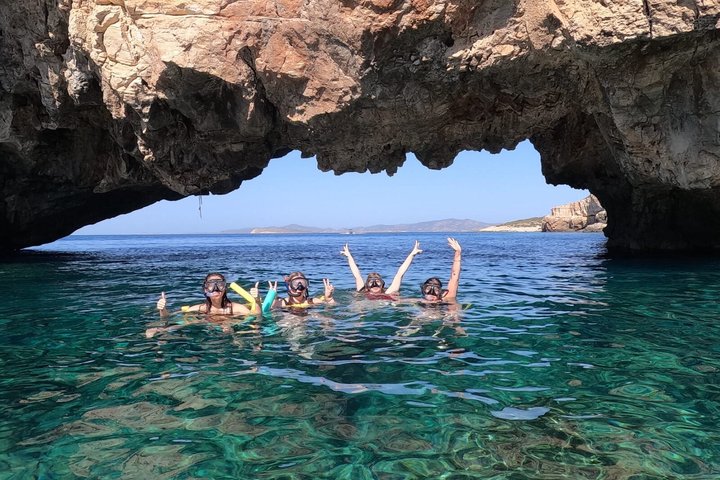 Naxos Blue Lagoon-Cave-Natural Clay Mud-bath -Piso Livadi Shared