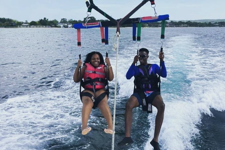 Jet Car, Parasailing and Water Tubing Adventure in Negril