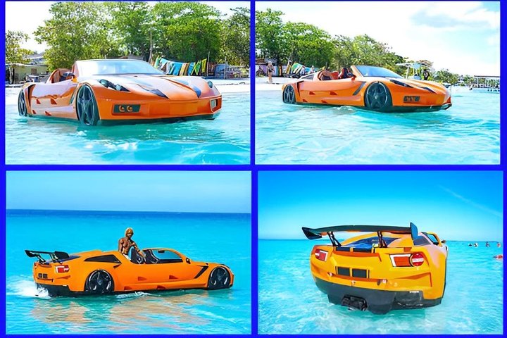 Jet Car, Parasailing and Water Tubing Adventure in Negril