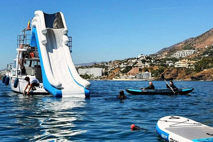Boat Tour with Snorkeling, Slide, Lunch and Pick Up