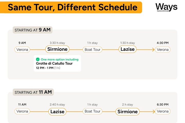 From Verona: Lake Garda and Sirmione Day Tour with Cruise