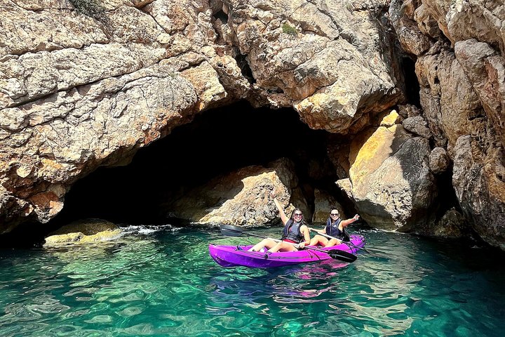 Kayak guided tour from Moraira