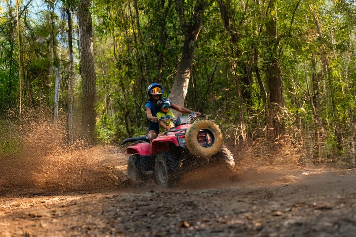 Cancun ATV, Ziplines, Cenote, Lunch & Tequila Tasting Included
