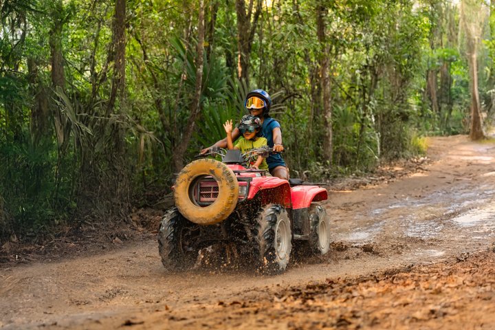 Cancun ATV, Ziplines, Cenote, Lunch & Tequila Tasting Included