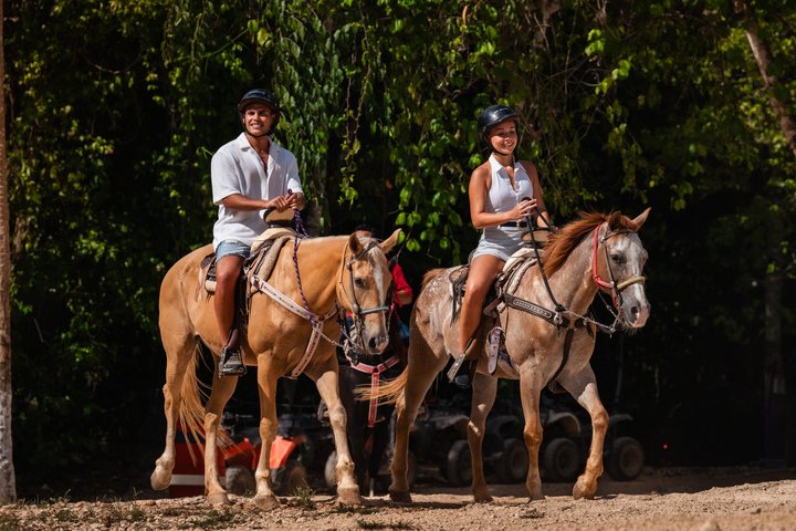 Cancun ATV, Zipline, Cenote, Horseback Riding & Tequila Tasting