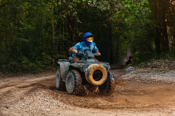 Cancun ATV, Ziplines, Cenote, Lunch & Tequila Tasting Included