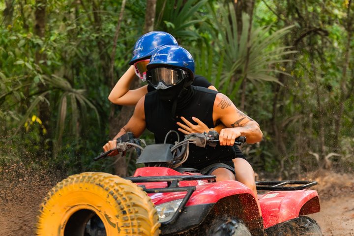 Cancun ATV, Ziplines, Cenote, Lunch & Tequila Tasting Included