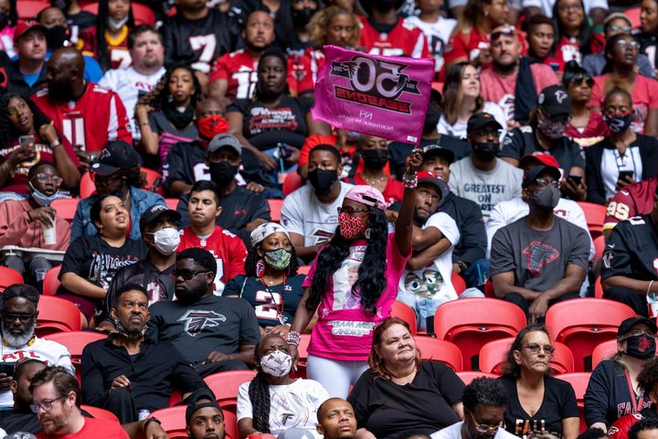 Atlanta Falcons Football Game at Mercedes Benz Stadium