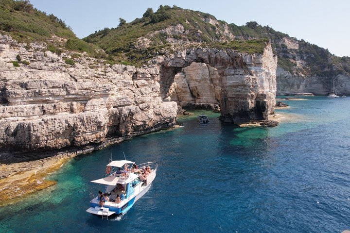 Paxos Antipaxos and Blue Lagoon Full Day Semi-Private Cruise