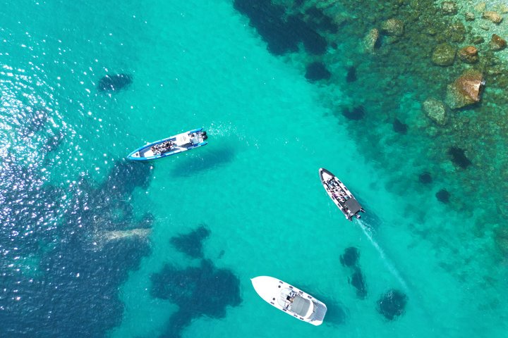 Half Day Guided Boat tour to Mala caves with stop in Villefranche