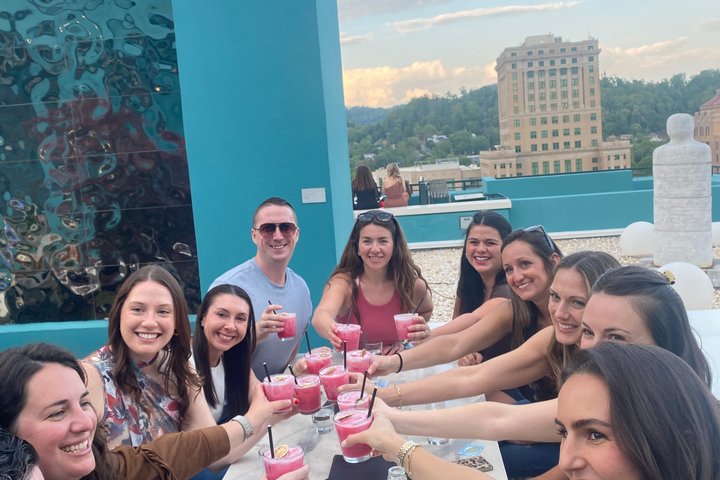 Asheville Rooftop Sunset Tour with Cocktails and Mountain Views