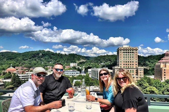 Asheville Rooftop Sunset Tour with Cocktails and Mountain Views