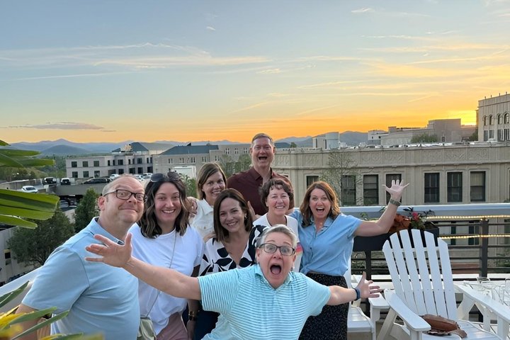 Asheville Rooftop Sunset Tour with Cocktails and Mountain Views