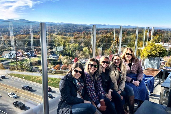 Asheville Rooftop Sunset Tour with Cocktails and Mountain Views