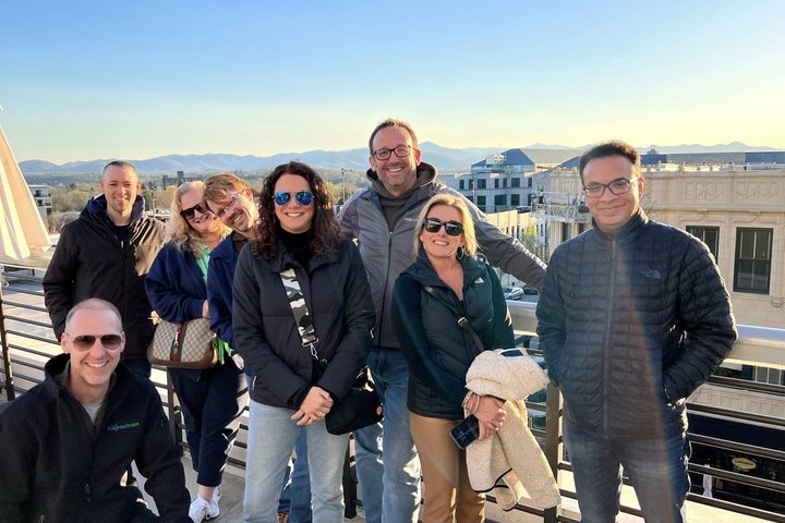 Asheville Rooftop Sunset Tour with Cocktails and Mountain Views