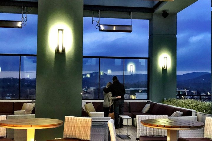 Asheville Rooftop Sunset Tour with Cocktails and Mountain Views