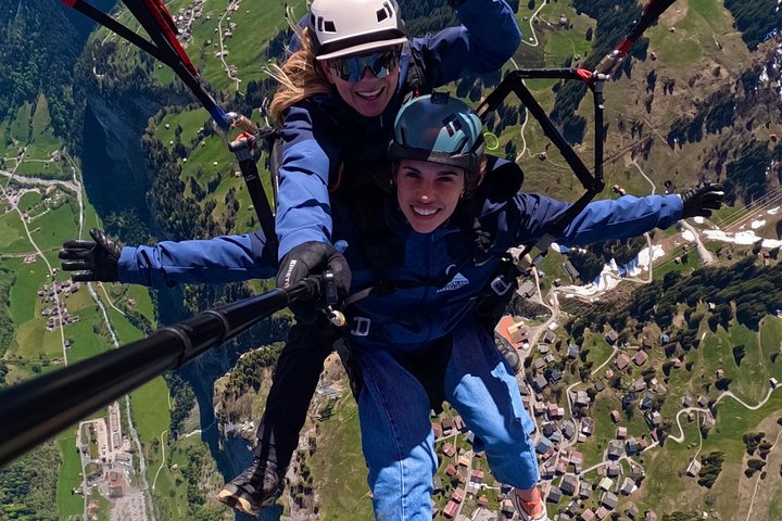 Mürren Lauterbrunnen: Paragliding Panorama Tandem Flights