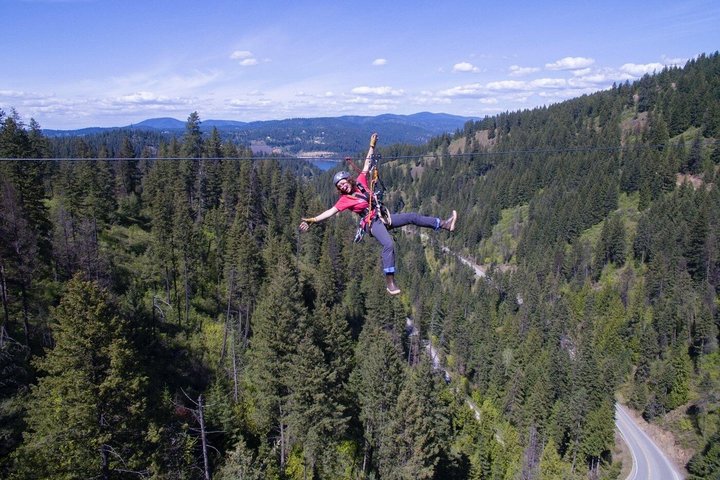 Lake Coeur d'Alene Zipline Tour