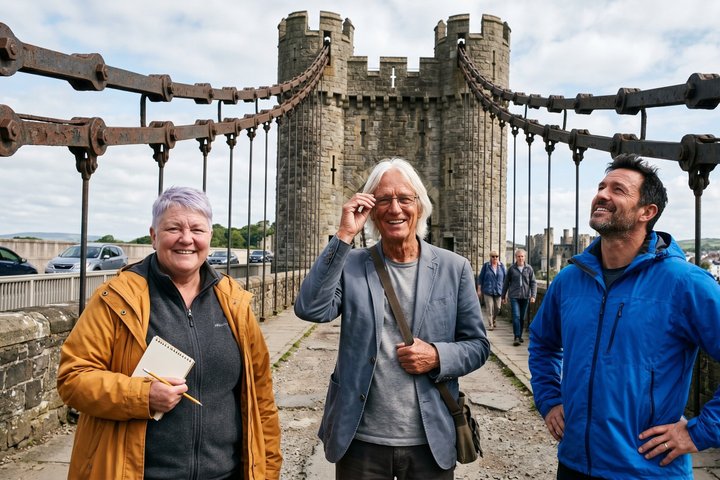 Private Medieval Heritage Walk in Conwy