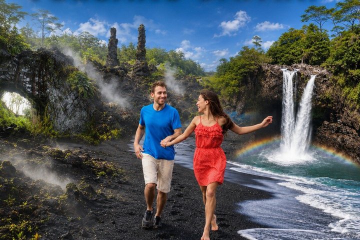 Hilo Shore Excursion: Volcano Safari Lava Caves & Black Sand
